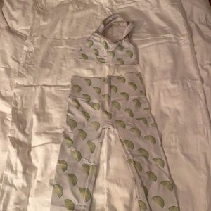 TLA by Morgan Stewart lime workout set